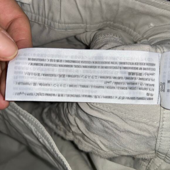 ABERCROMBIE & FITCH Khaki Cargo Wide Leg Pants size 26 Tan Utility EUC - Picture 7 of 10